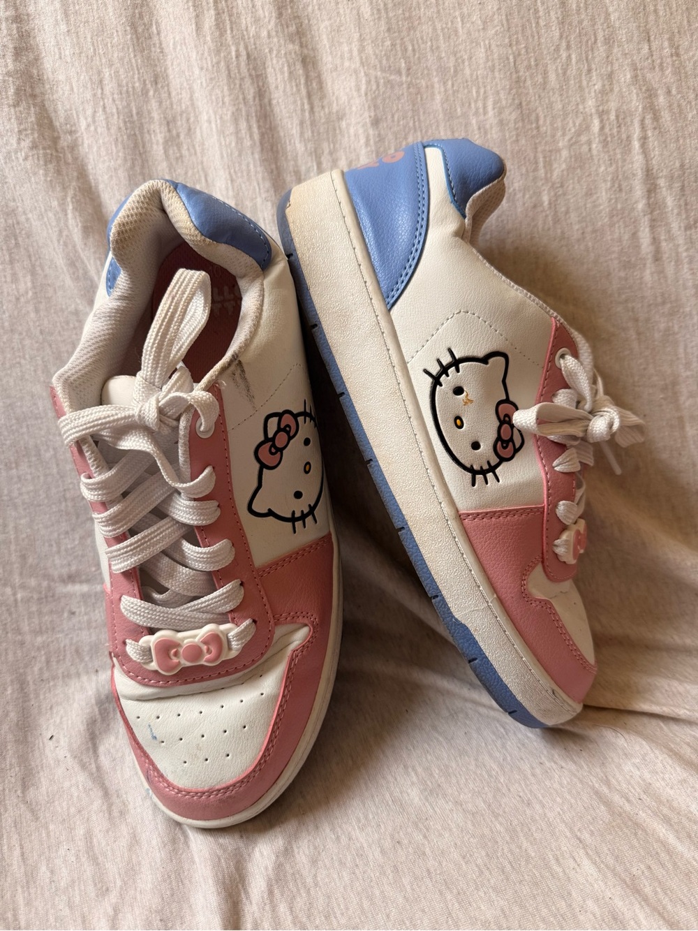 Hello Kitty Pink & White Sneakers